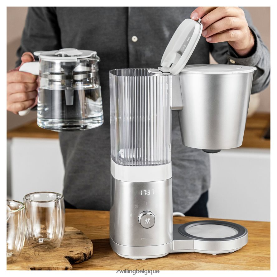 Zwilling cafetière filtre enfinigy 1,5 l / 48 oz argent cuisine 206XHX547